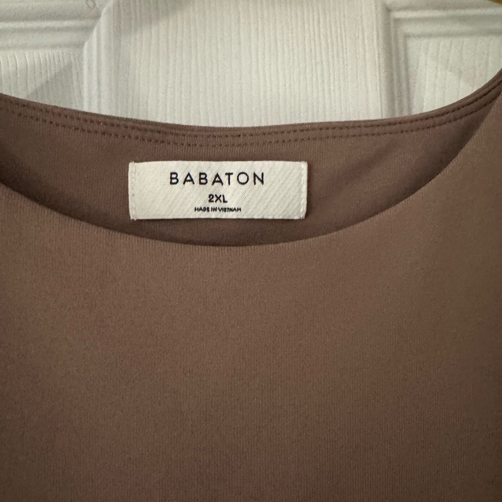 Babaton Cocoa Brown Top 2XL